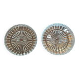 Plats vide poche en verres vintage 1960