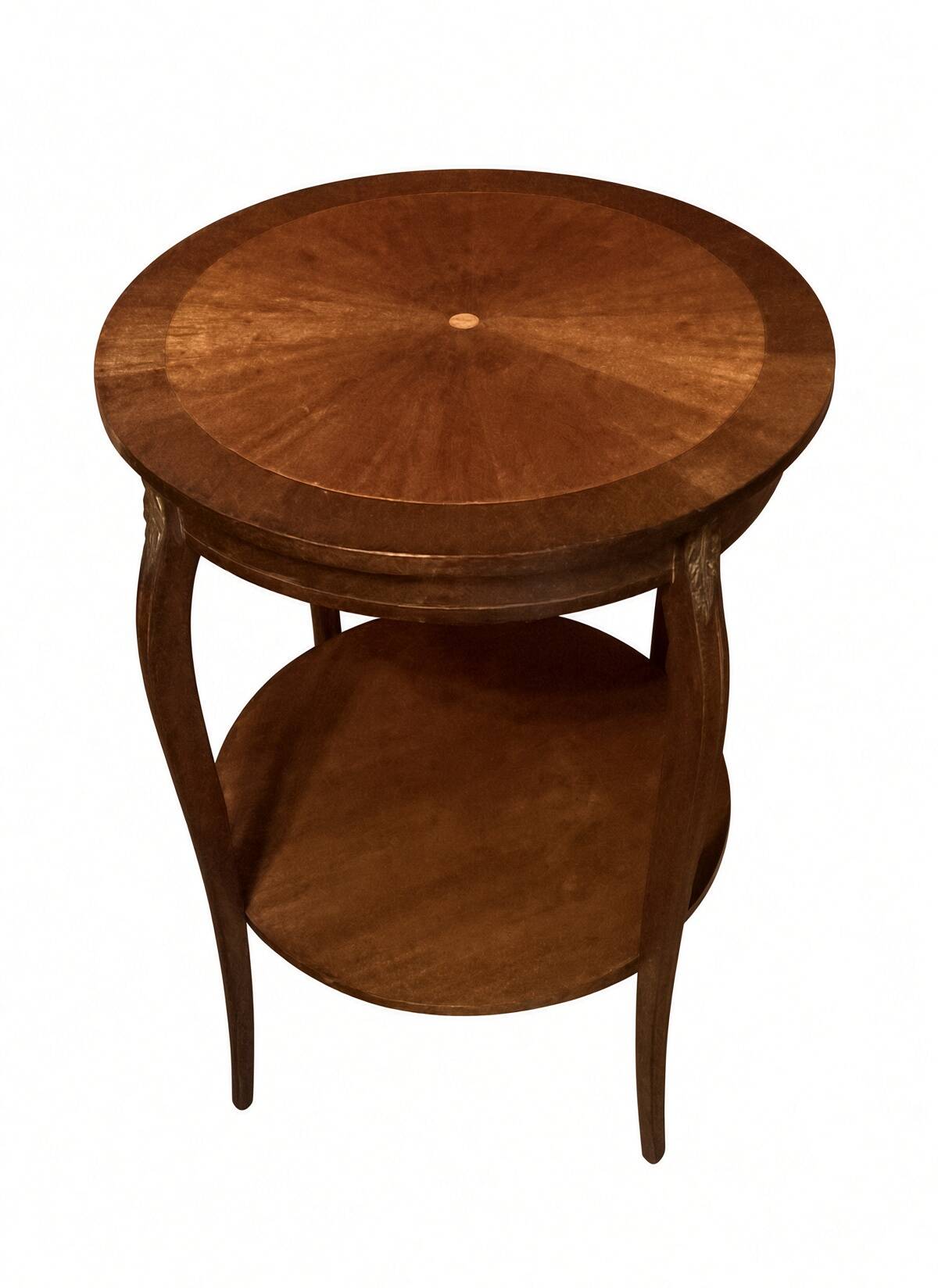 Louis XV style side table; sun veneer; removable top; H71cm