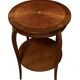 Louis XV style side table; sun veneer; removable top; H71cm