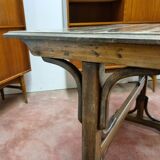 Wooden bistro table