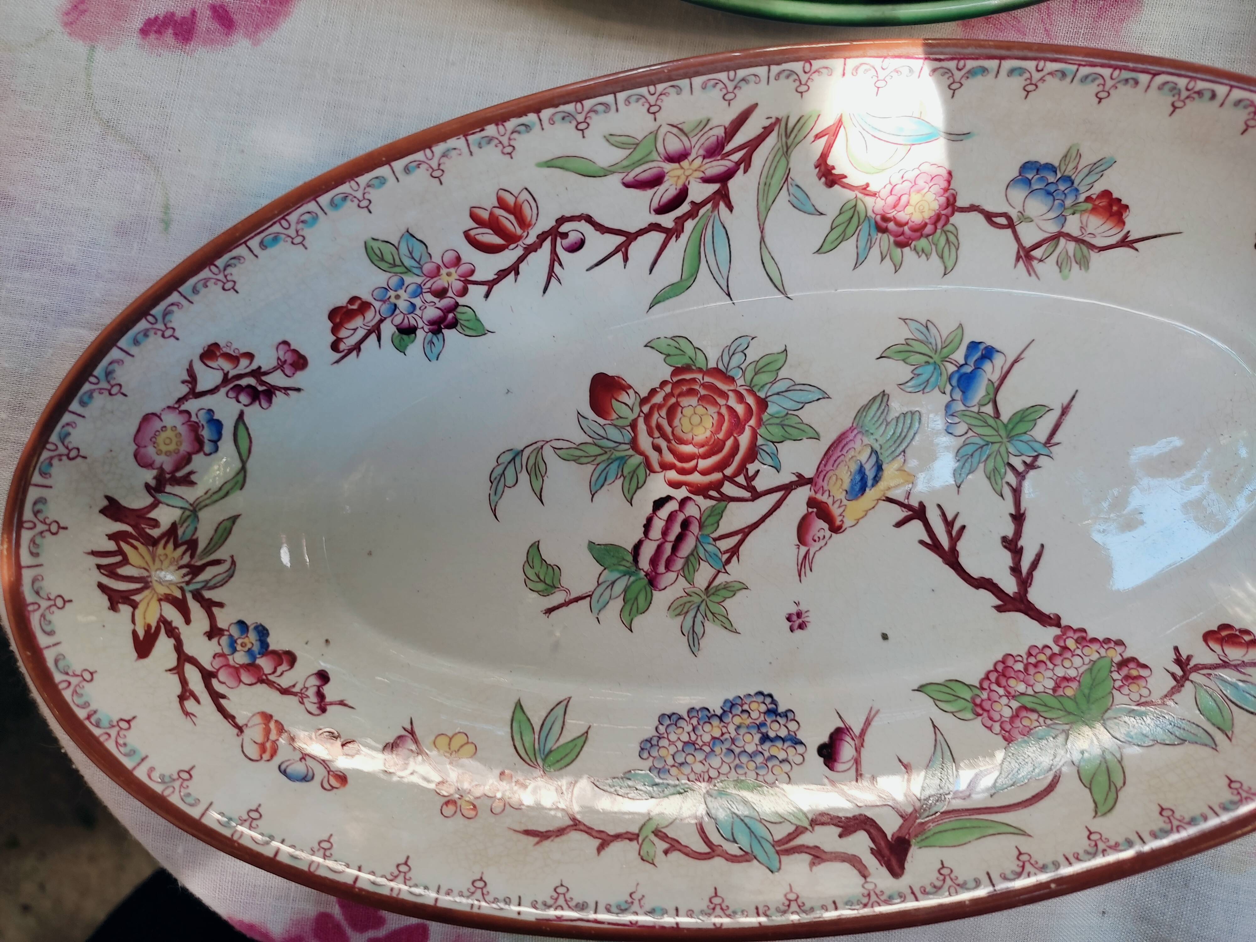 2 earthenware raviers by Sarreguemines