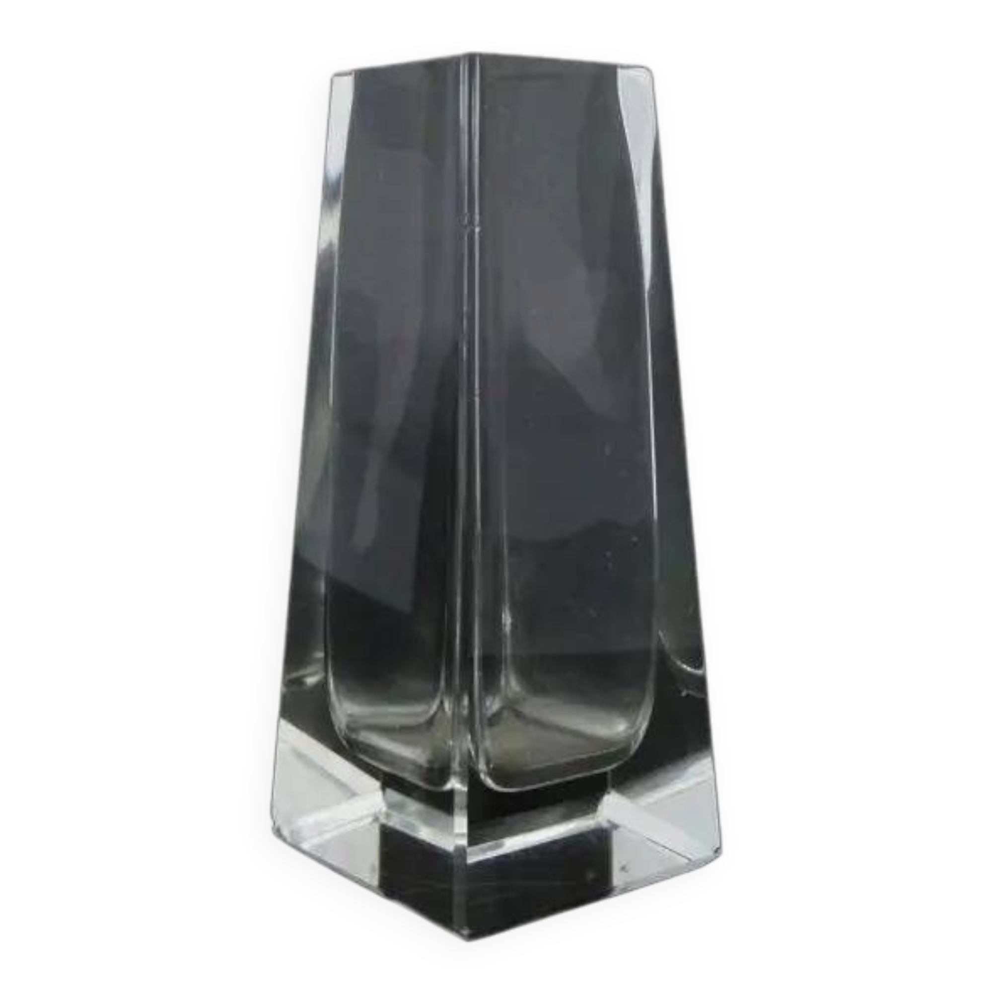 Art Deco vase, crystal, Czechoslovakia, 1930s