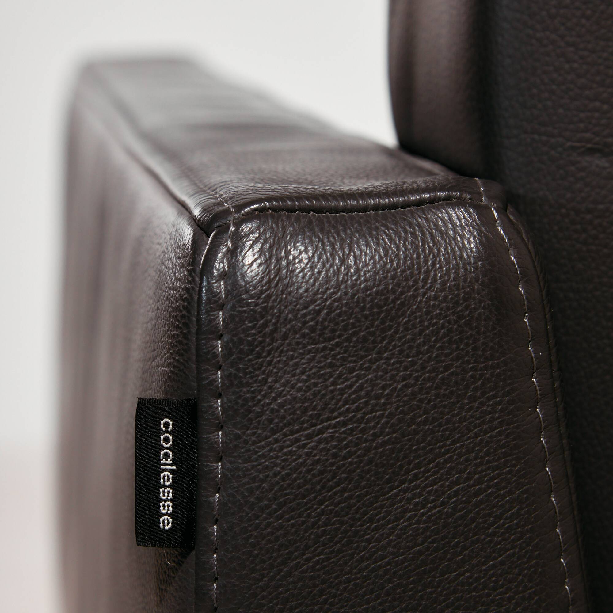 Visalia leather armchair by Coalesse