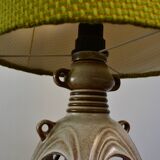 Ceramic lamp from the 60s/70s with double lighting