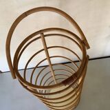Bamboo and rattan basket