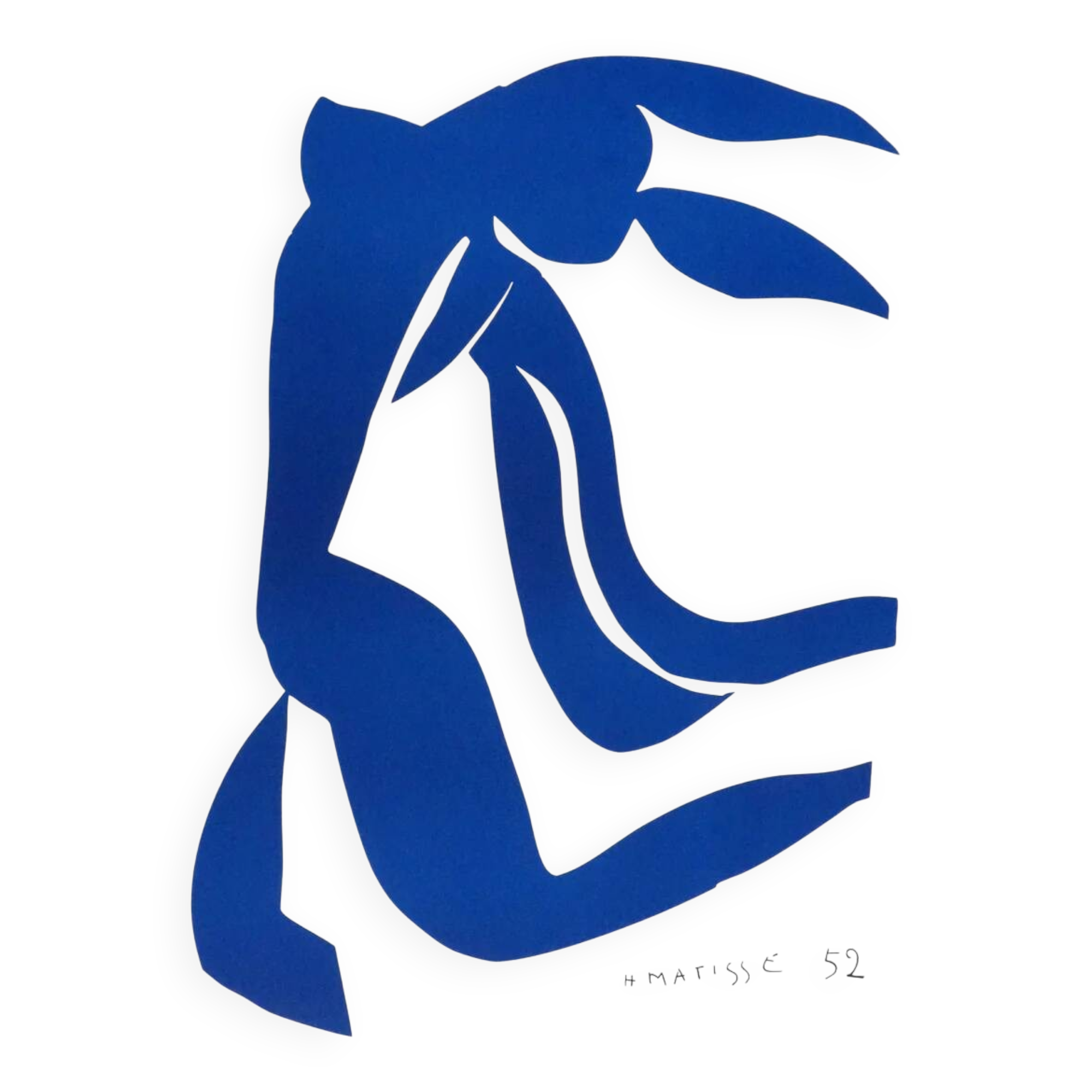 Henri Matisse: Blue Nude II, signed lithograph