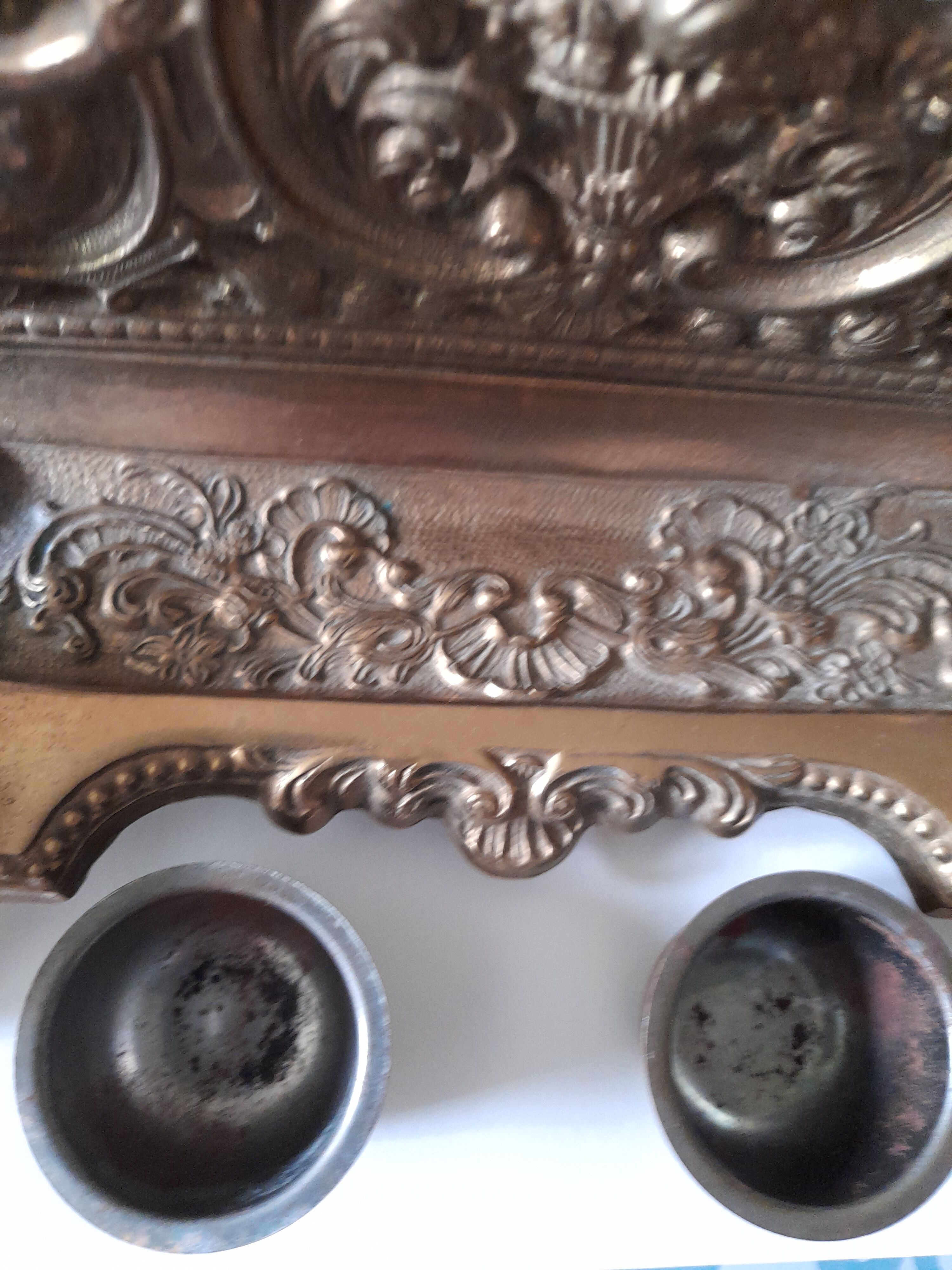 Double inker door feathers door letters style louis xv