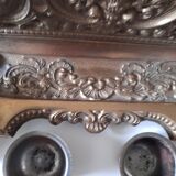 Double inker door feathers door letters style louis xv