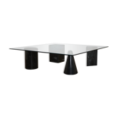 Marble and glass coffee table
