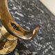 Gilded brass chandelier