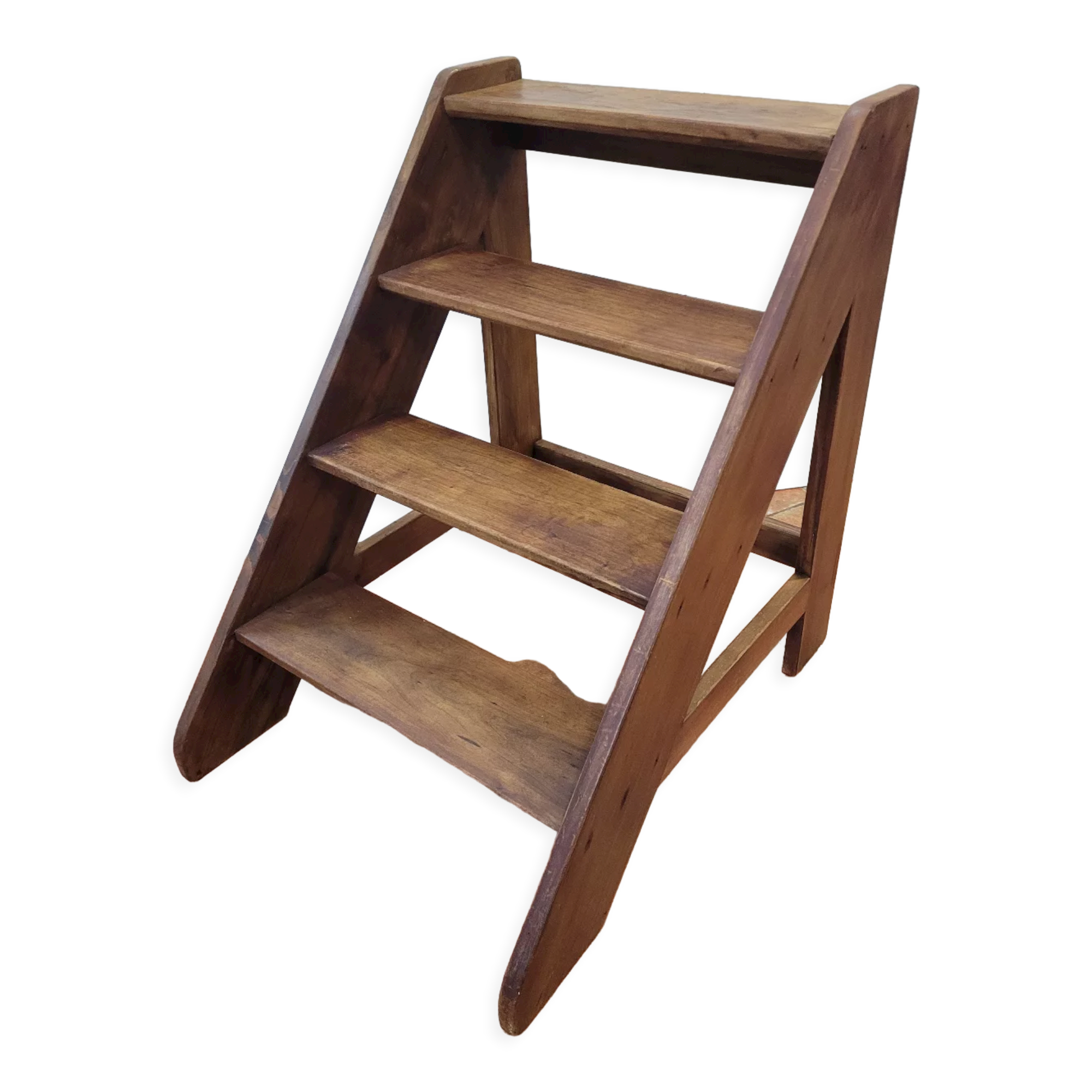 Stepladder or wooden staircase
