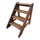 Stepladder or wooden staircase