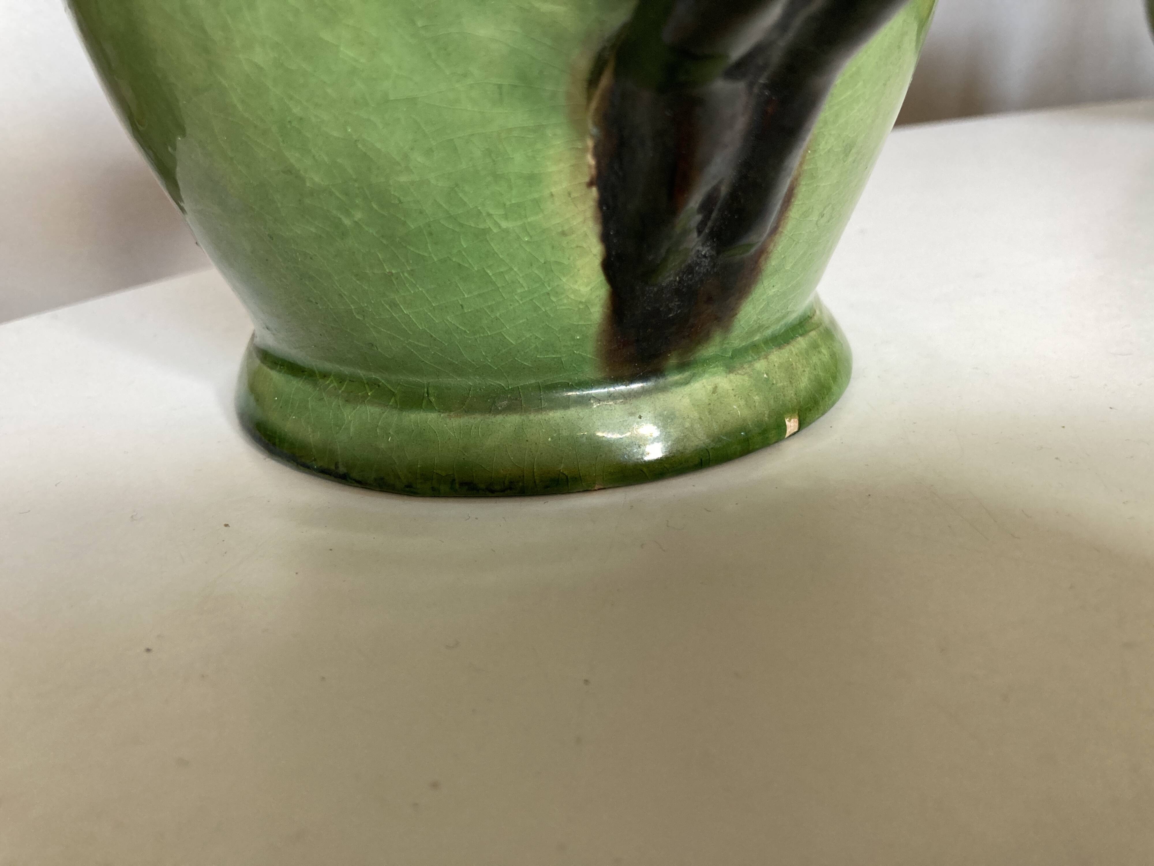 XL vase in glazed earthenware by Etienne Noel, Dieulefit 1950