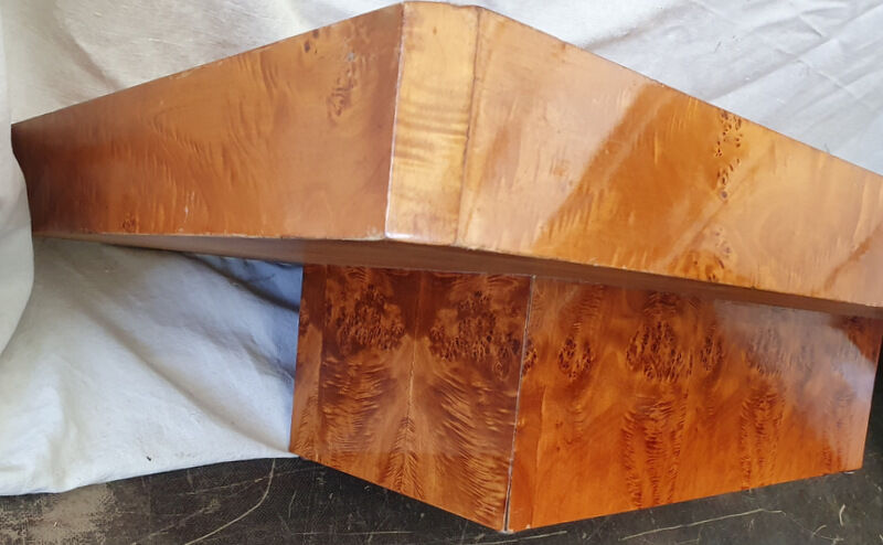 Table basse loupe d'orme