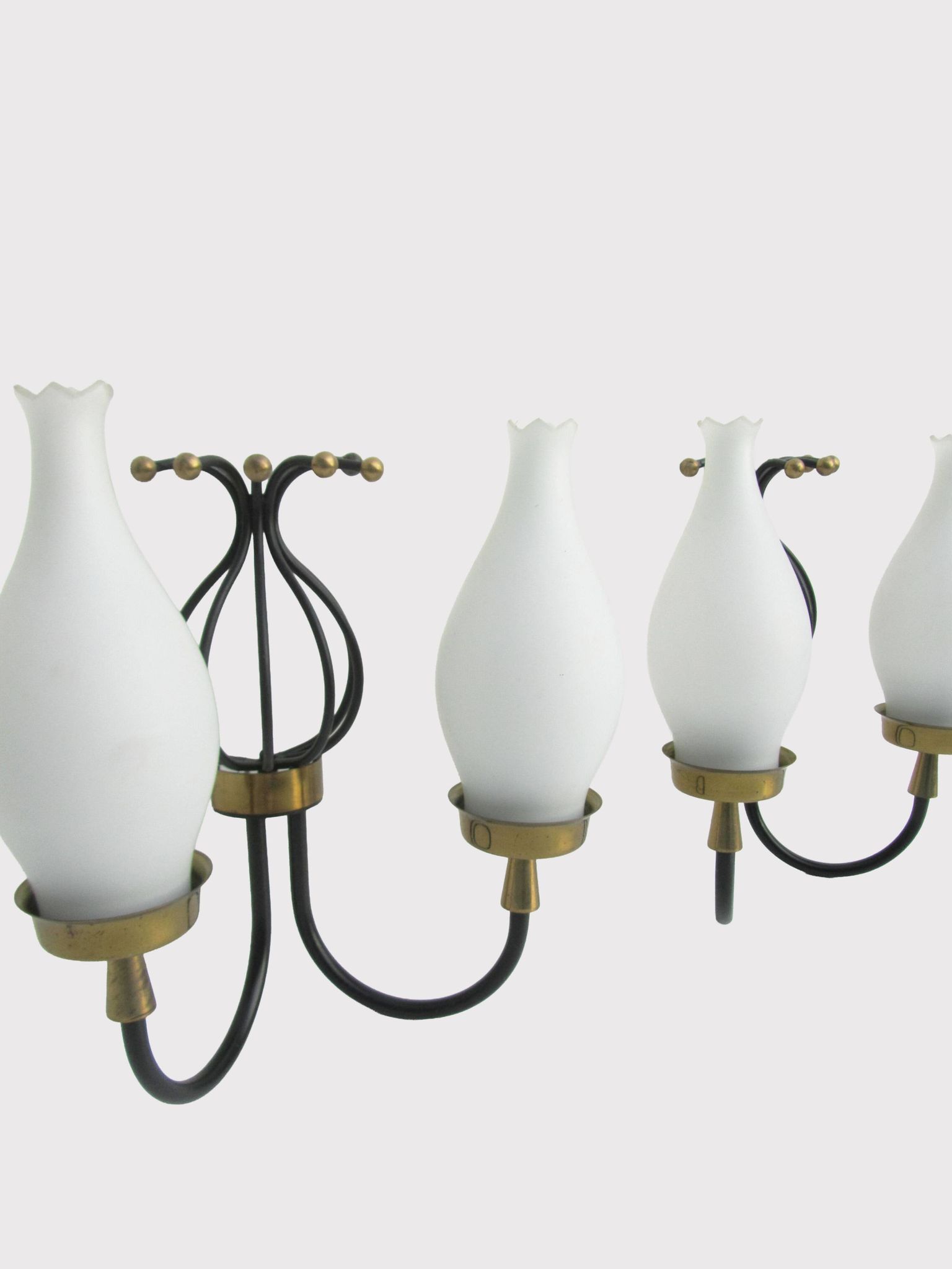 Set of 2 Italian vintage  wall light sconces in style Arredoluce/ Stilnovo