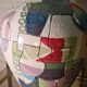 Ceramic lamp geometric cubism pablo style 45x22