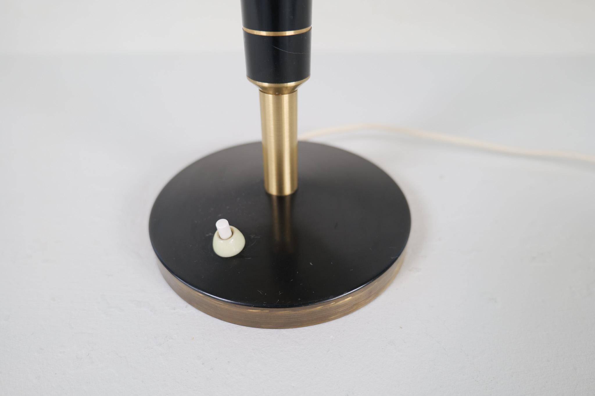 Mid-Century Modern Table Lamp by Bent Karlby Produced by Lyfa in Denmark, 1956