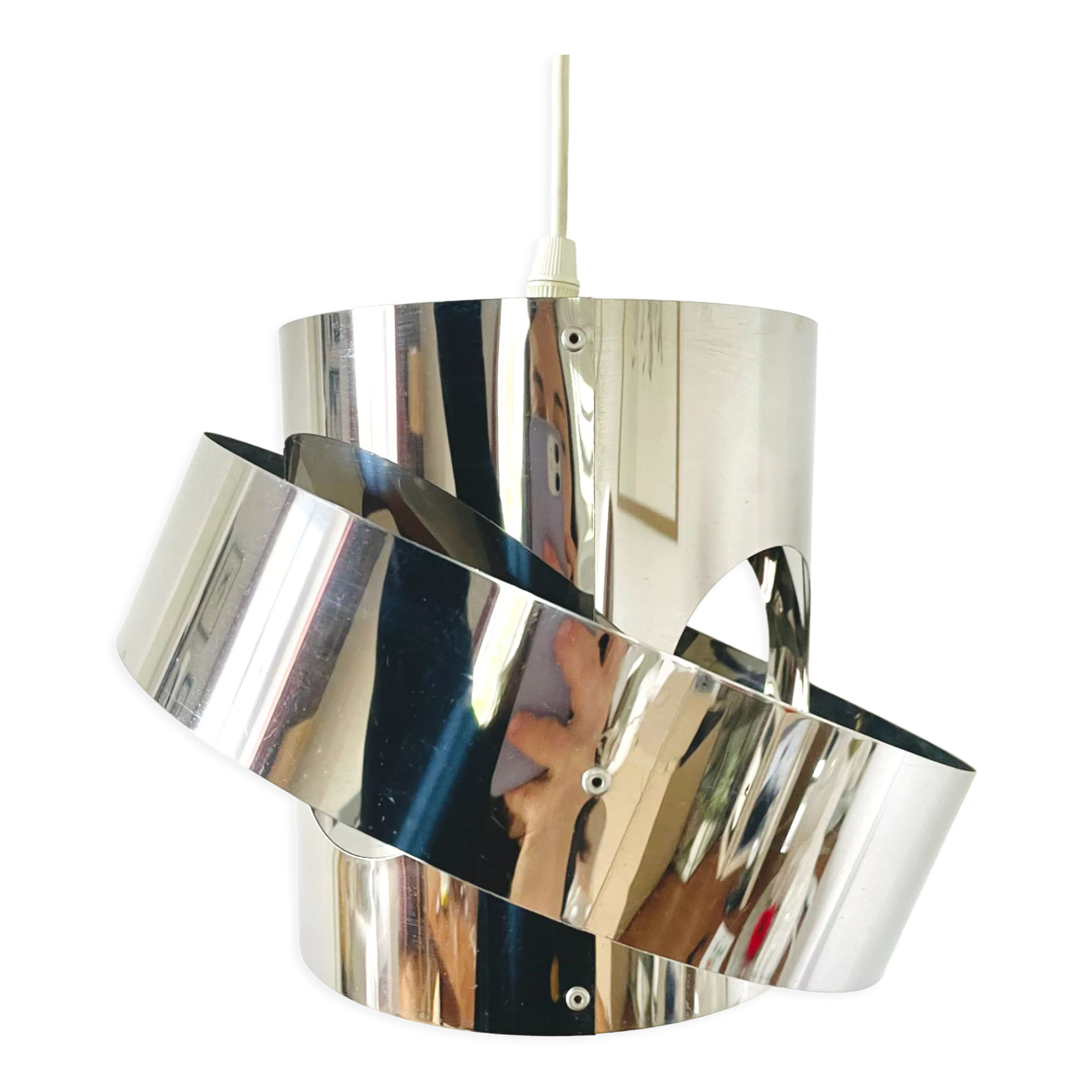 Space age adjustable pendant lamp