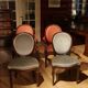 Set of 4 antique mahogany dining room chairs Louis Seize 1780-1810