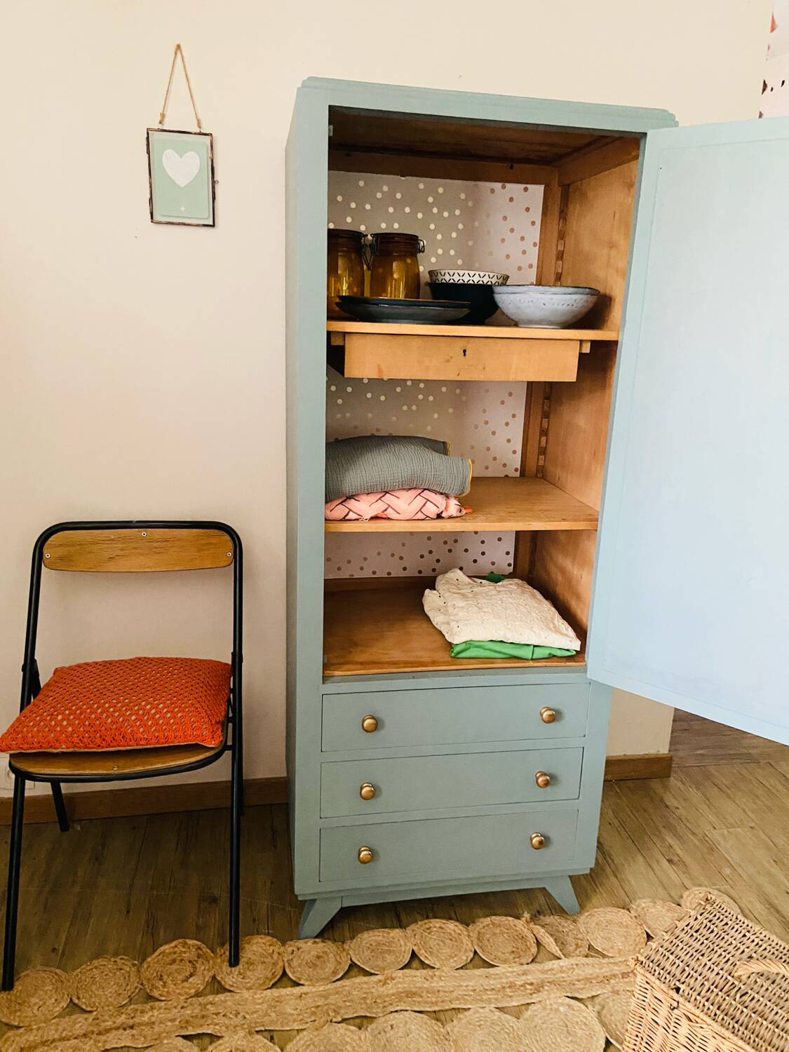 Vintage Parisian wardrobe