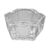 large vintage hexagonal ashtray