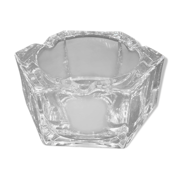 large vintage hexagonal ashtray