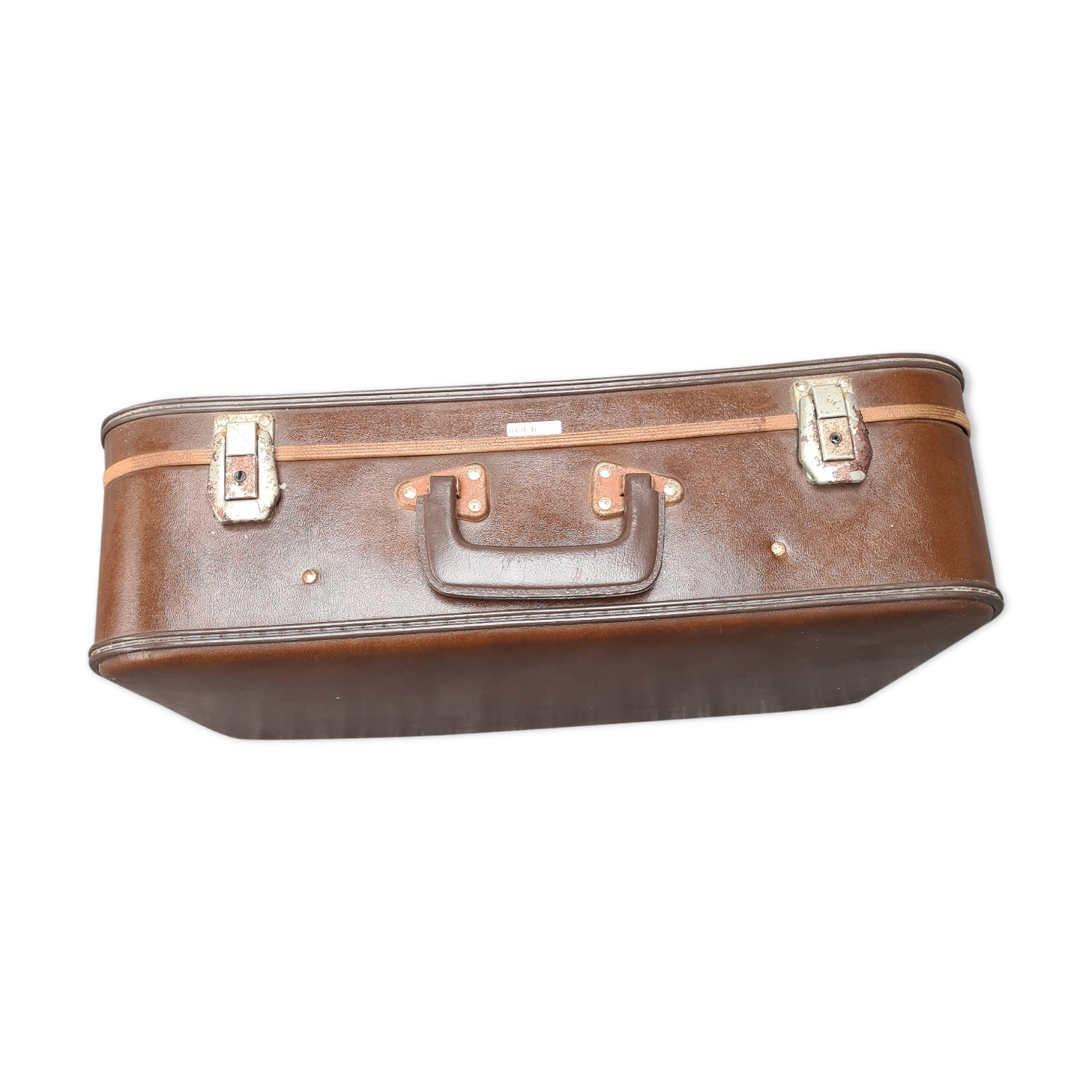 Brown leather suitcase: Europa Match