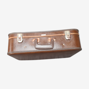 Brown leather suitcase: Europa Match