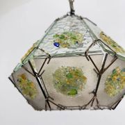 Suspension en verre brutaliste, années 1970