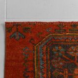 3x9 Pumpink Orange Vintage Turkish Runner Rug, 78x288Cm SK 23570