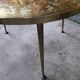 Vintage coffee table compass feet