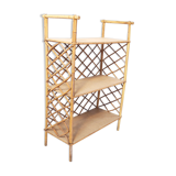 Rattan shelf