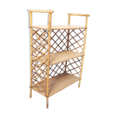 Rattan shelf