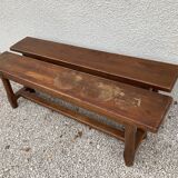 Pair of wooden benches