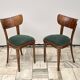 Set of 4 Thonet Chairs, 1950s, Czechoslovakia