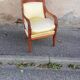 Armchair empire walnut