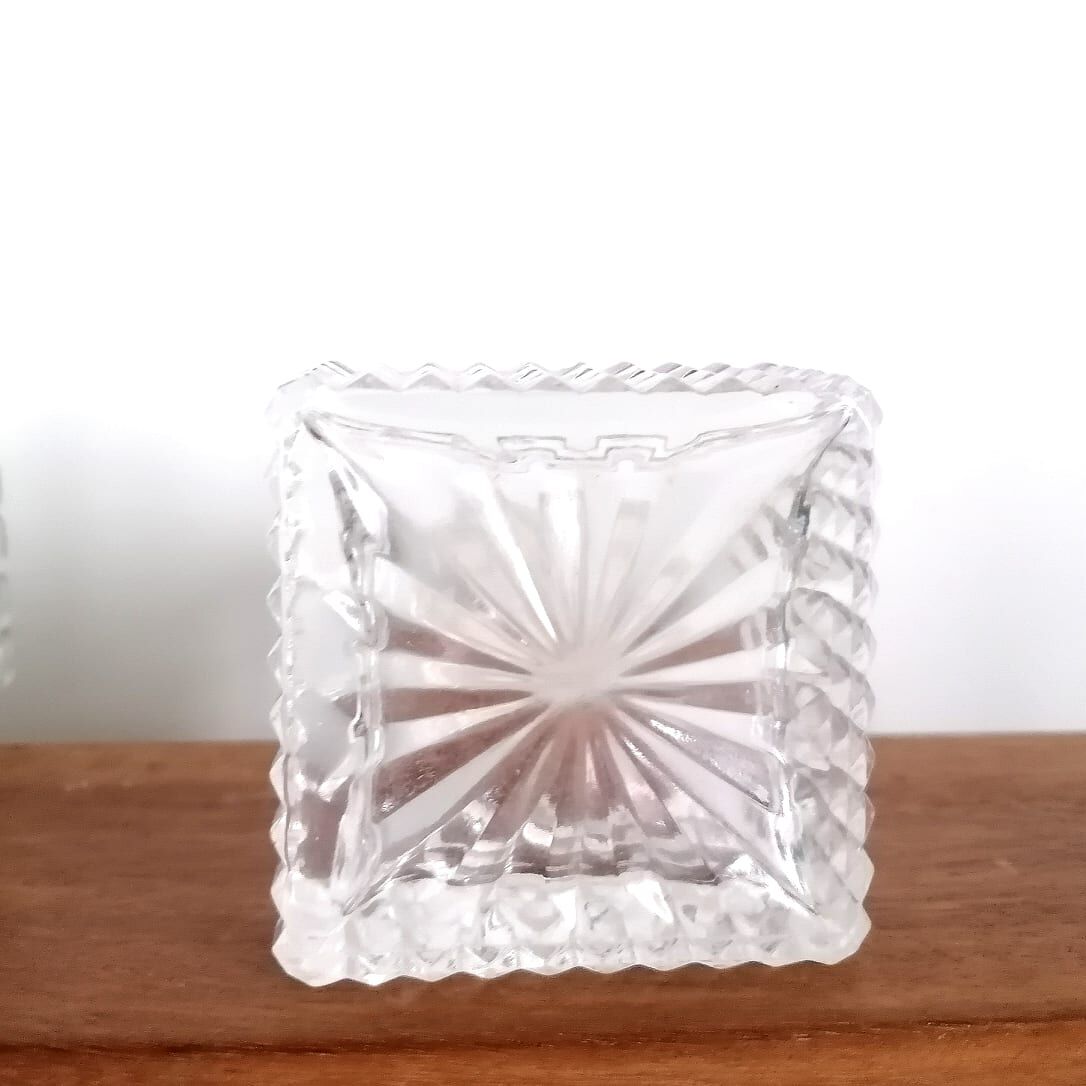 Diamond cut whisky decanter