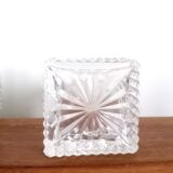 Diamond cut whisky decanter