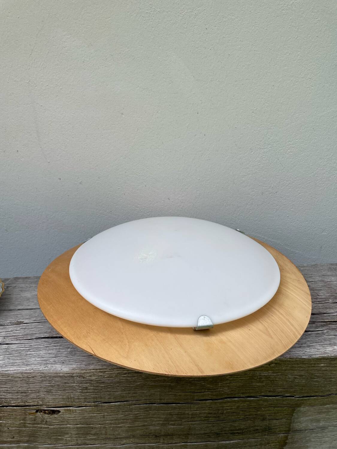 Vintage IKEA wooden ceiling light