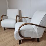 Pair of armchairs by Jindrich Halabala