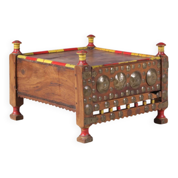 Table à thé des années 1930 style Punjab Pakistan/Inde