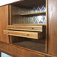 Danish teak sideboard with sliding doors, 1960