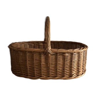 Vintage wicker basket