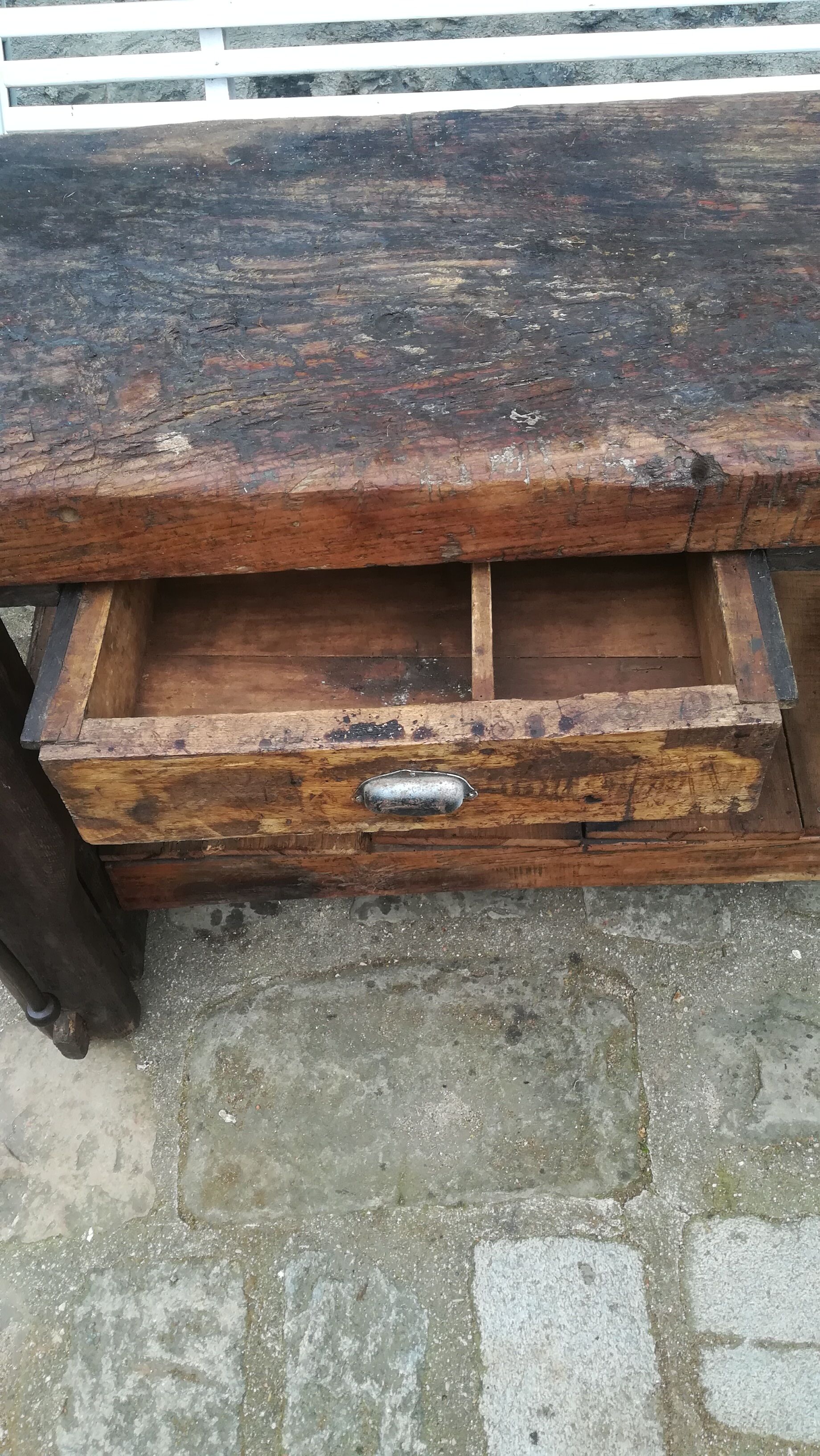 Former carpenter's workbench Long 176 cm
