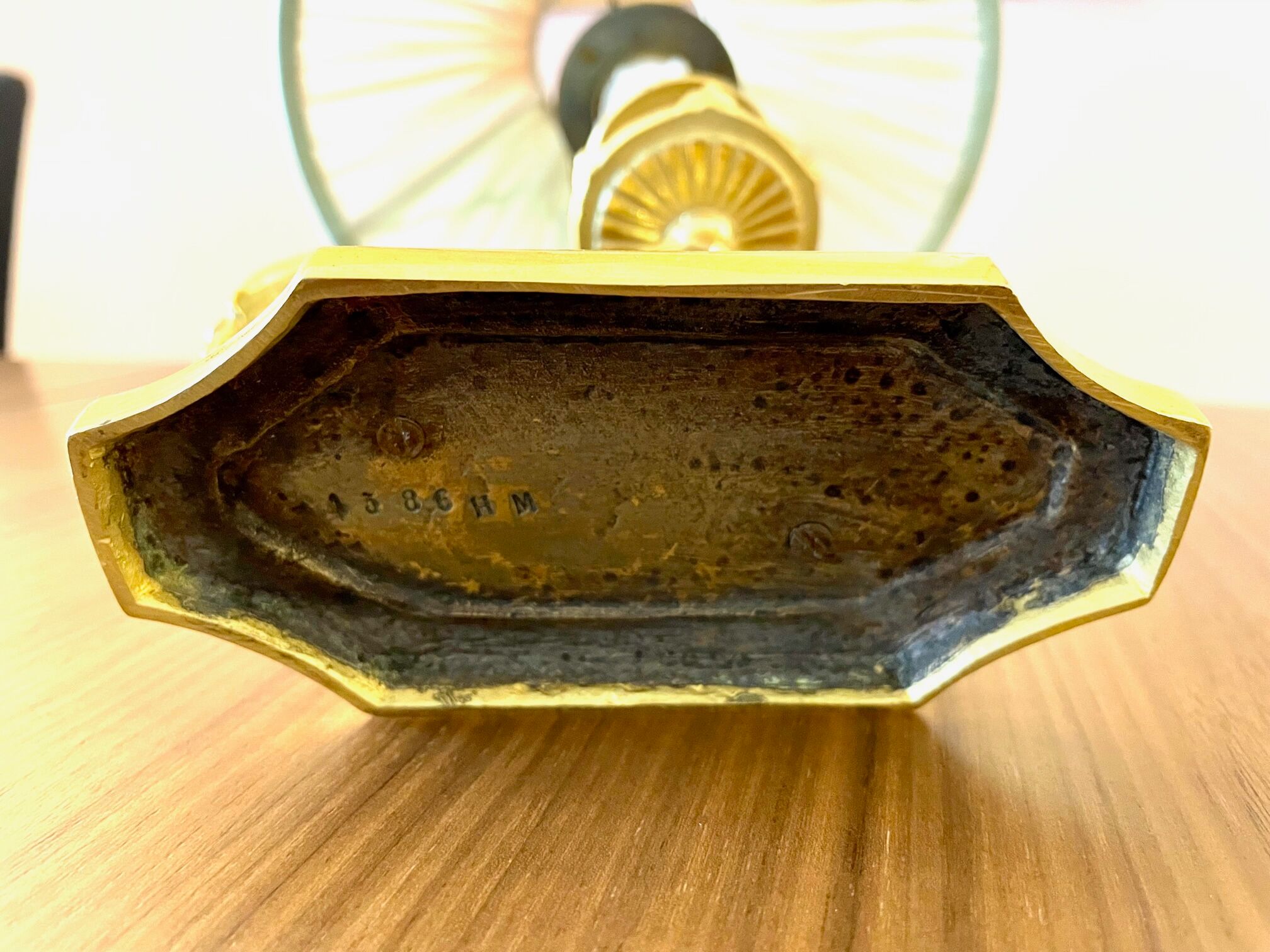 2 Empire, Restoration Sphynges bedside lamps