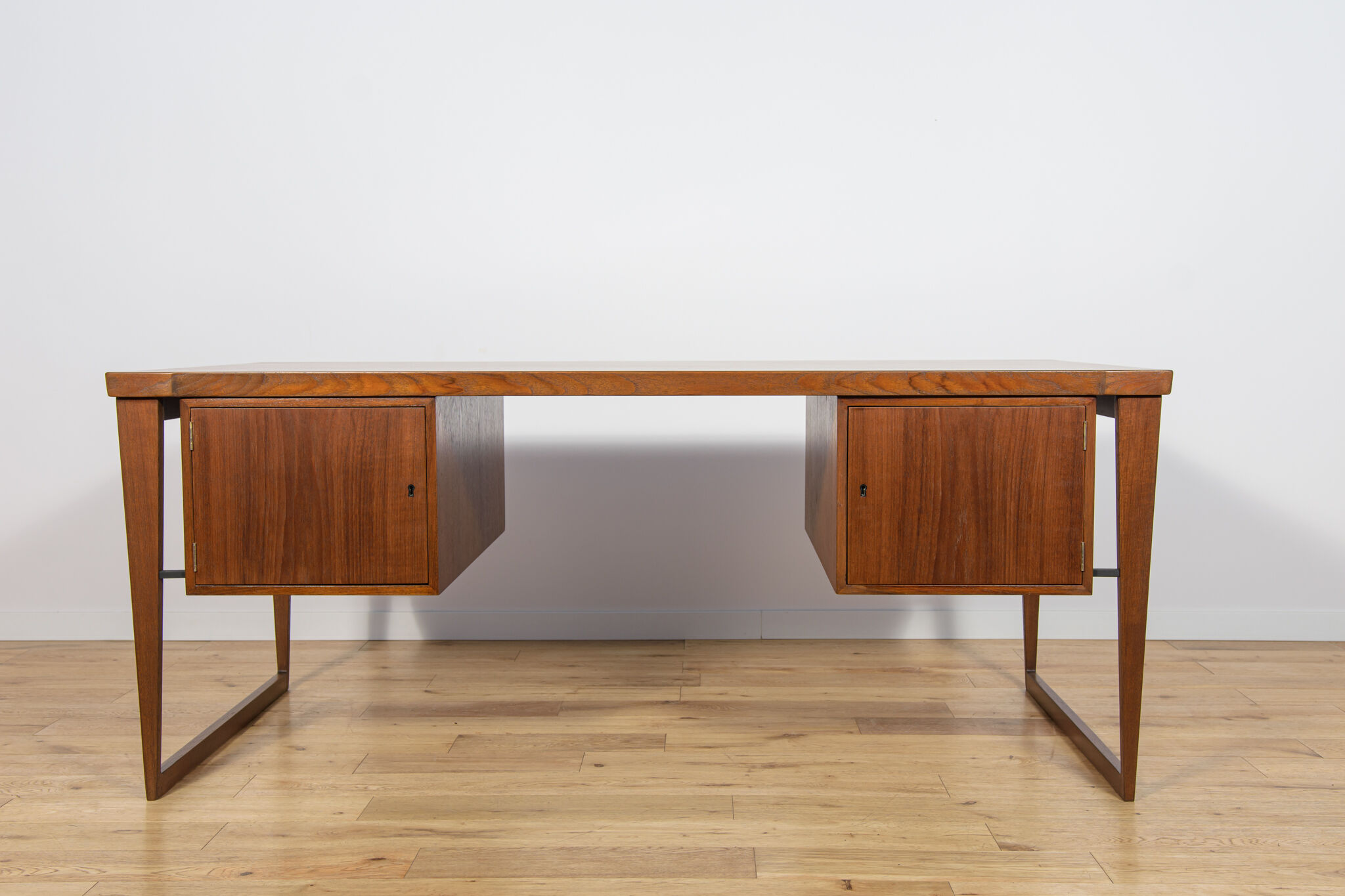 Model 70 desk in teak by Kai Kristiansen for Feldballes Møbelfabrik, Denmark, 1960s
