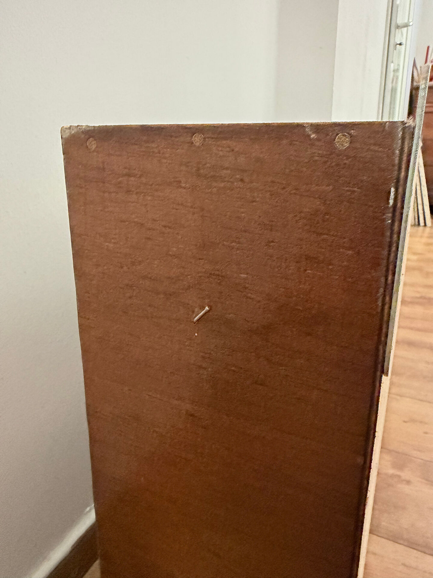 Vintage wall shelf for books / DVDs / Blu-rays.