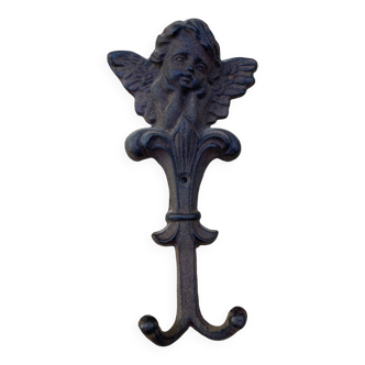 Double cast iron “Angel” coat hook