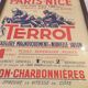 Affiche Terrot authentique 1955 Paris Nice