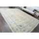 1970s Vintage Persian Handmade Wool Cotton Yellow Area Rug 280x381